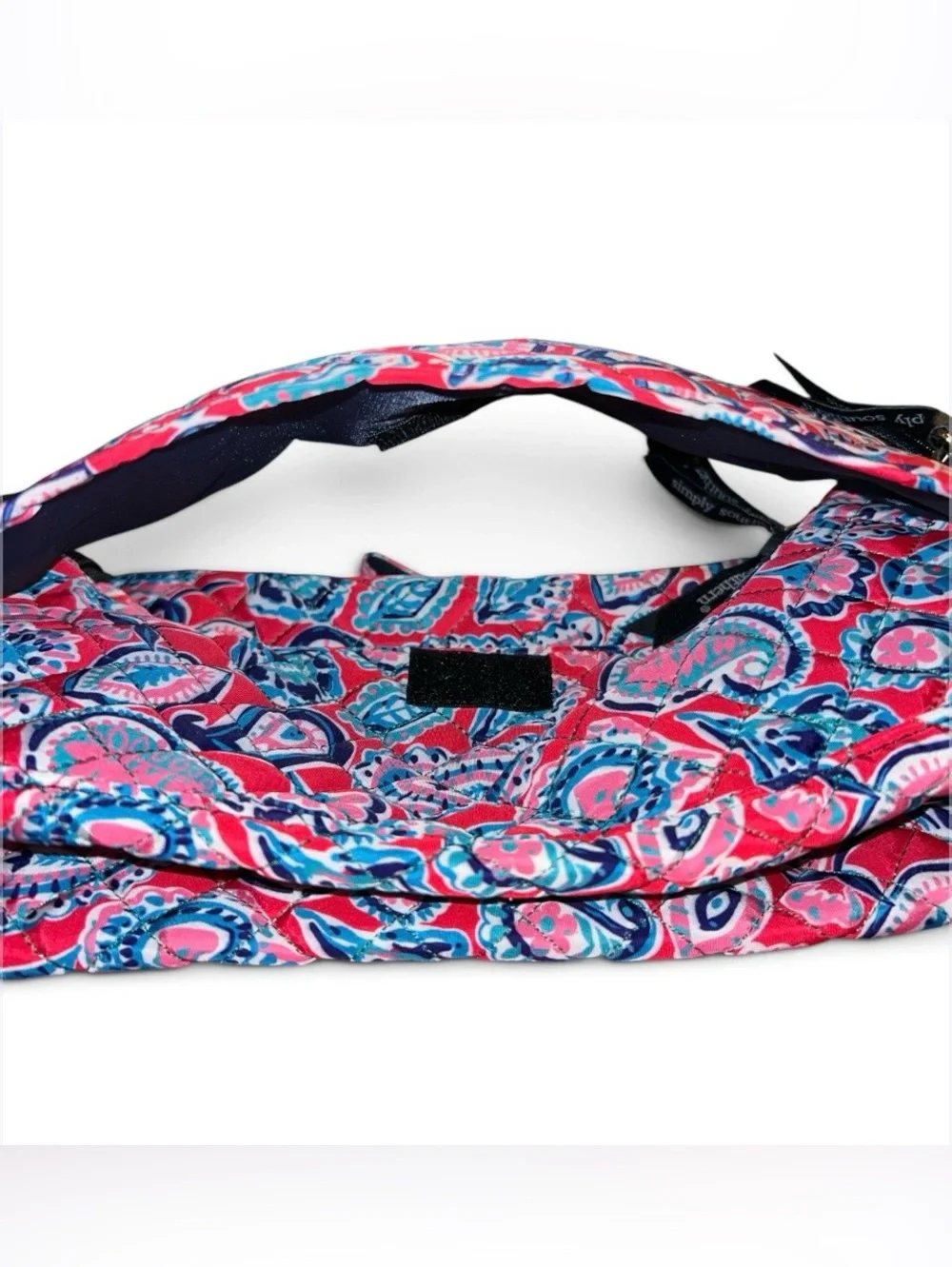 NWT Simply Southern Quilted Packable Paisley Cosmetic Bag Travel Makeup Case